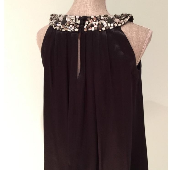 FCUK Y2K Vintage Crystal embellished black halter Formal - Picture 3 of 4